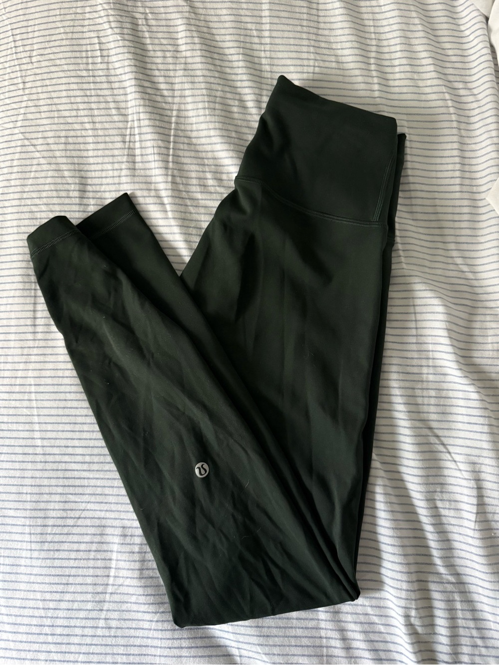 lululemon athletica Dark Green Leggings